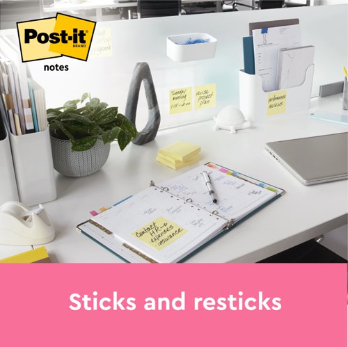 Post-it Notes, Canary Yellow, 76 mm x 76 mm, Promo Pack, 100 Sheets/Pad, 16 + 4, 12 + 12 FREE Pads/Pack, Cardboard Pack, 100% PEFC SGSCH-PEFC-COC-110078
