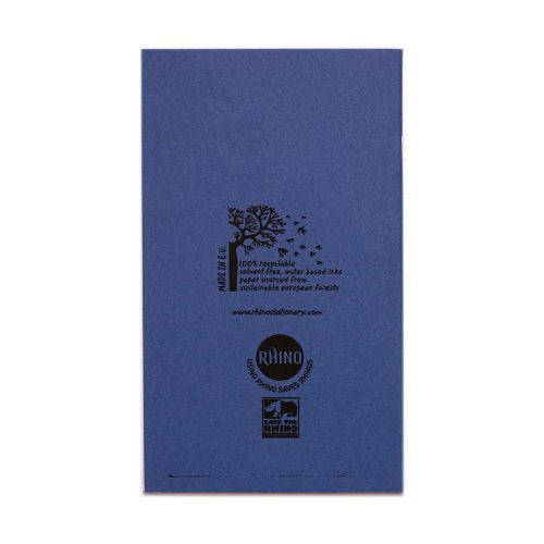 RHINO 200 x 120 Exercise Book 80 Page, Dark Blue, F8 (Pack of 10, 100)