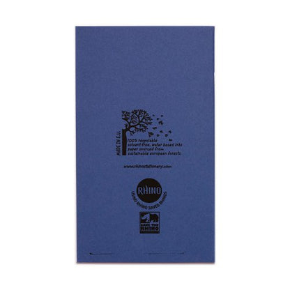 RHINO 200 x 120 Exercise Book 80 Page, Dark Blue, F8 (Pack of 10, 100)
