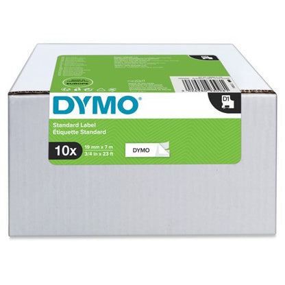 OEM DYMO 45803 (S0720830) D1 Label Tape Black on White 19mm x 7m