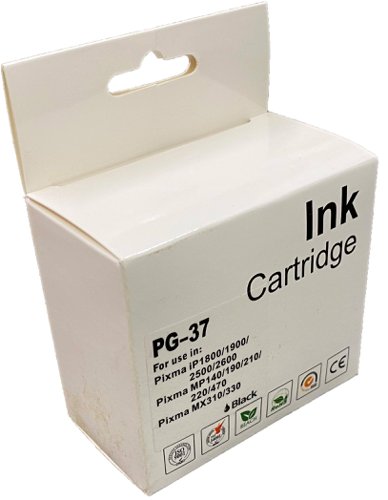 Remanufactured Canon PG-37, 40, 50, 510, 560XLBK Black Inkjet