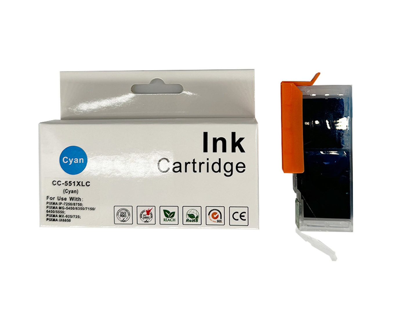 Compatible Canon IP7250 CLI-551XLBK Black Ink Ctg  [CC-551BKXL]
