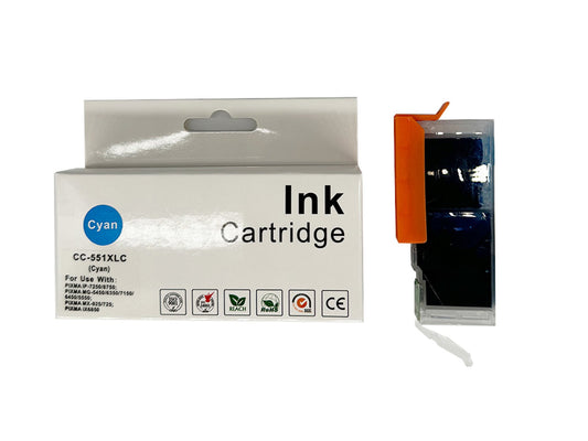 Compatible Canon IP7250 CLI-551XLBK Black Ink Ctg  [CC-551BKXL]