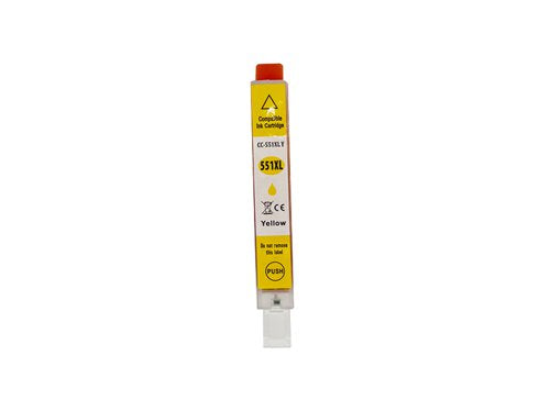 Compatible Canon CLI-8Y, 526Y, 551XLY, 521Y Yellow Inkjet