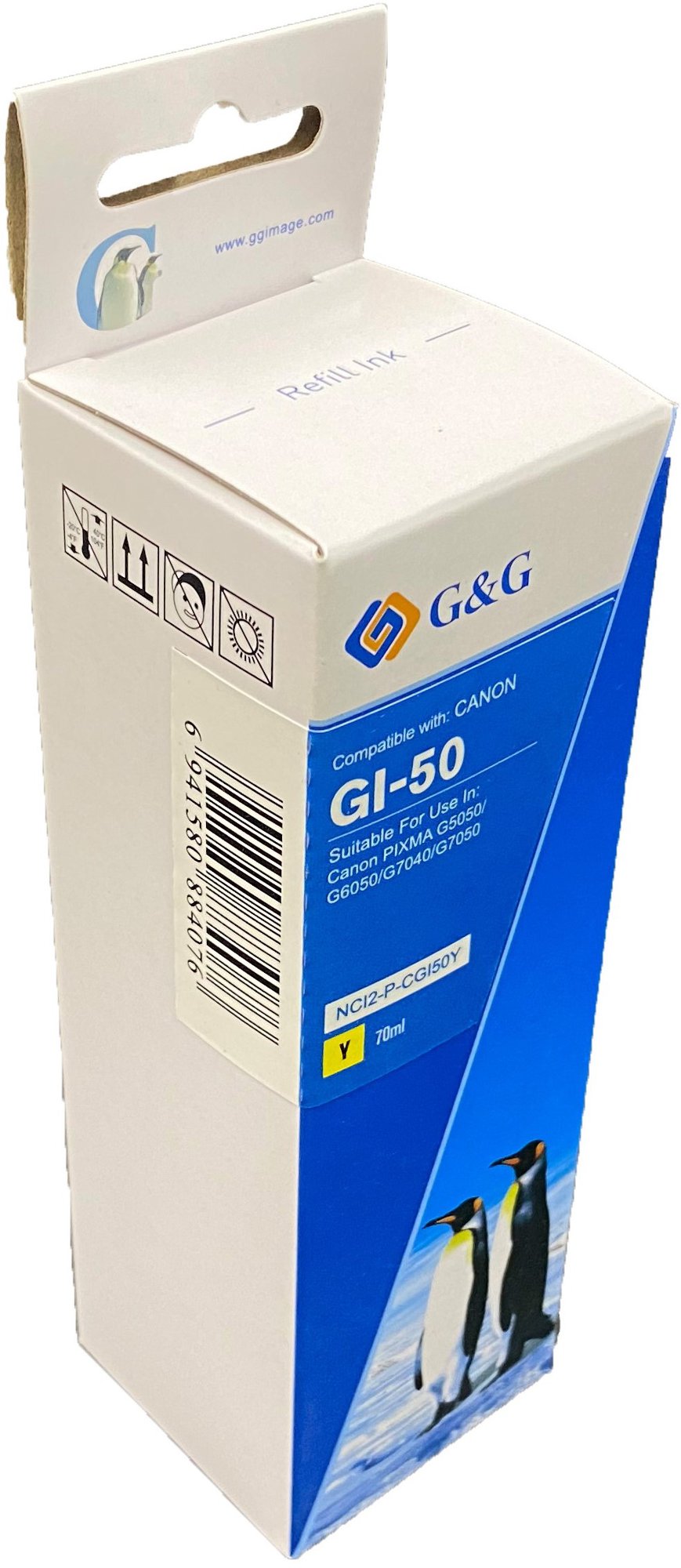 Compatible Canon G+G GI-50M Magenta Ink Bottle