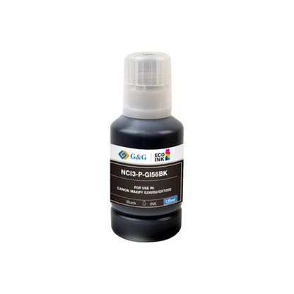 Compatible Canon G+G GI-56BK Black Ink Bottle 4412C001 135ml Ink 4800 Pages