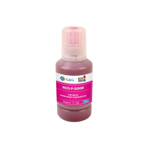 Compatible Canon G+G GI-56M Magenta Ink Bottle 4431C001