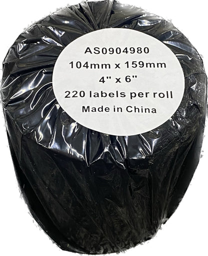 Comp Dymo S0904980 Ex Large Shipping Labels 4XL (Paper) Pack of 220 Unchipped