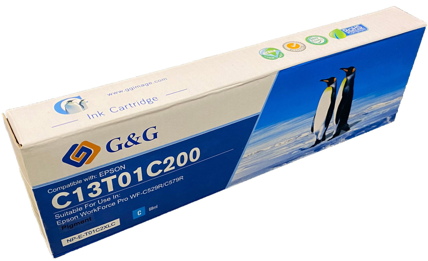 Compatible Epson G+G C13T01C100 Black Ink Ctg