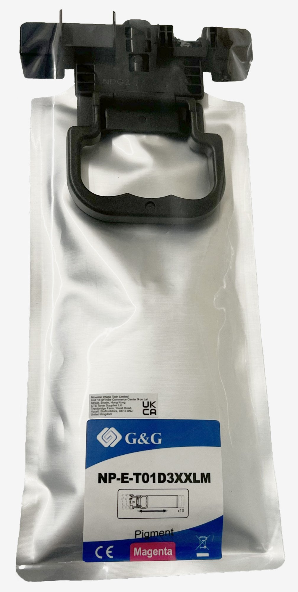 Compatible Epson G+G C13T01D200 Cyan Ink Ctg