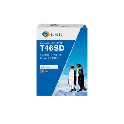 Compatible Epson G+G T46SD Violet Ink Cartridge C13T46SD00
