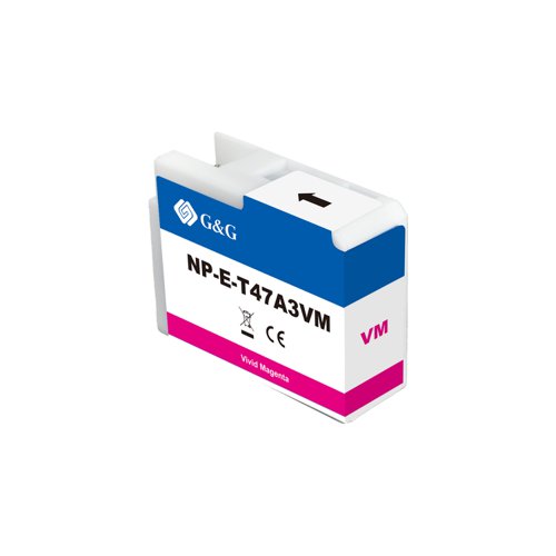 Compatible Epson G+G T47A3 Vivid Magenta Ink Cartridge C13T47A300