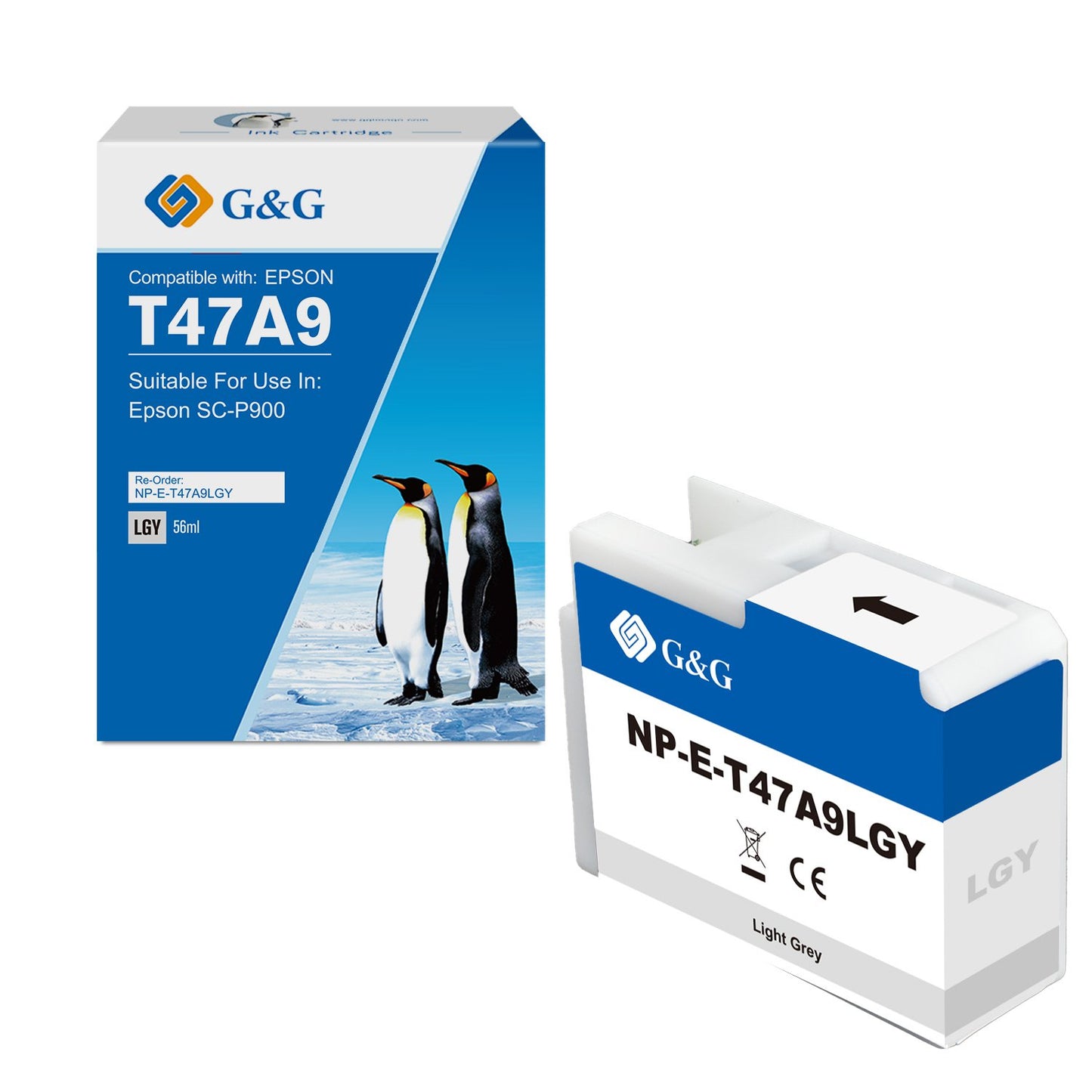 Compatible Epson G+G T47A8 Matte Black Ink Cartridge C13T47A800