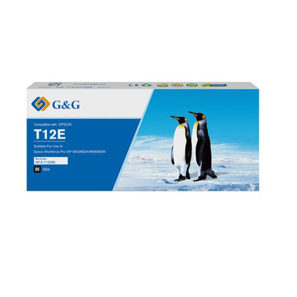 Compatible Epson T12E1 Black High Capacity Ink Cartridge C13T12E140