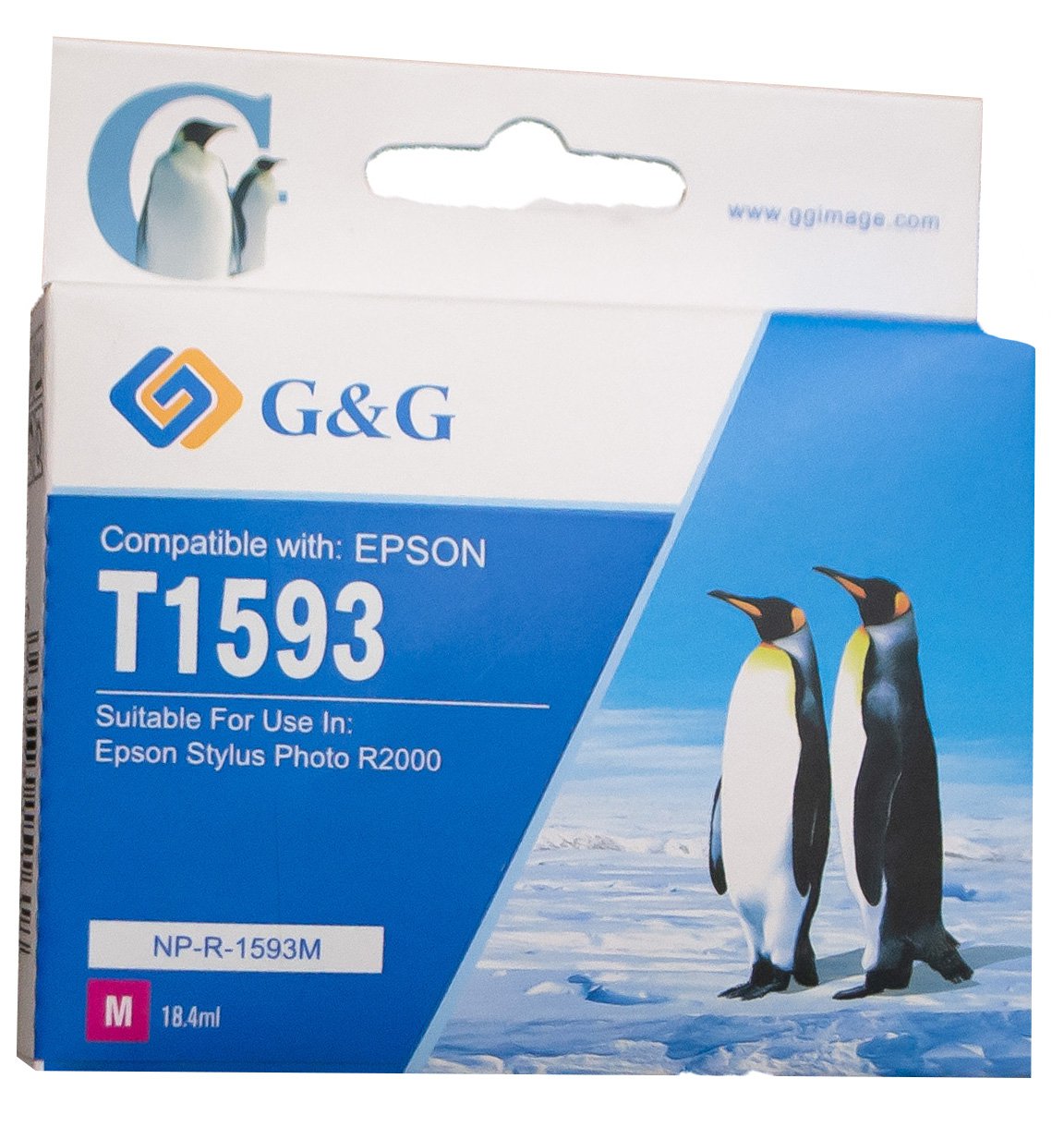 Compatible Epson G+G T1592 Cyan Ink Ctg C13T159240