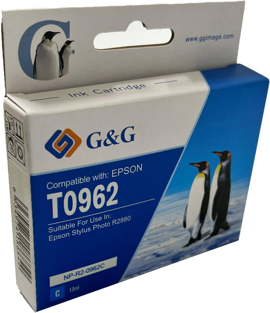 Compatible Epson G+G T0961 Photo Black Ink Ctg C13T09614010