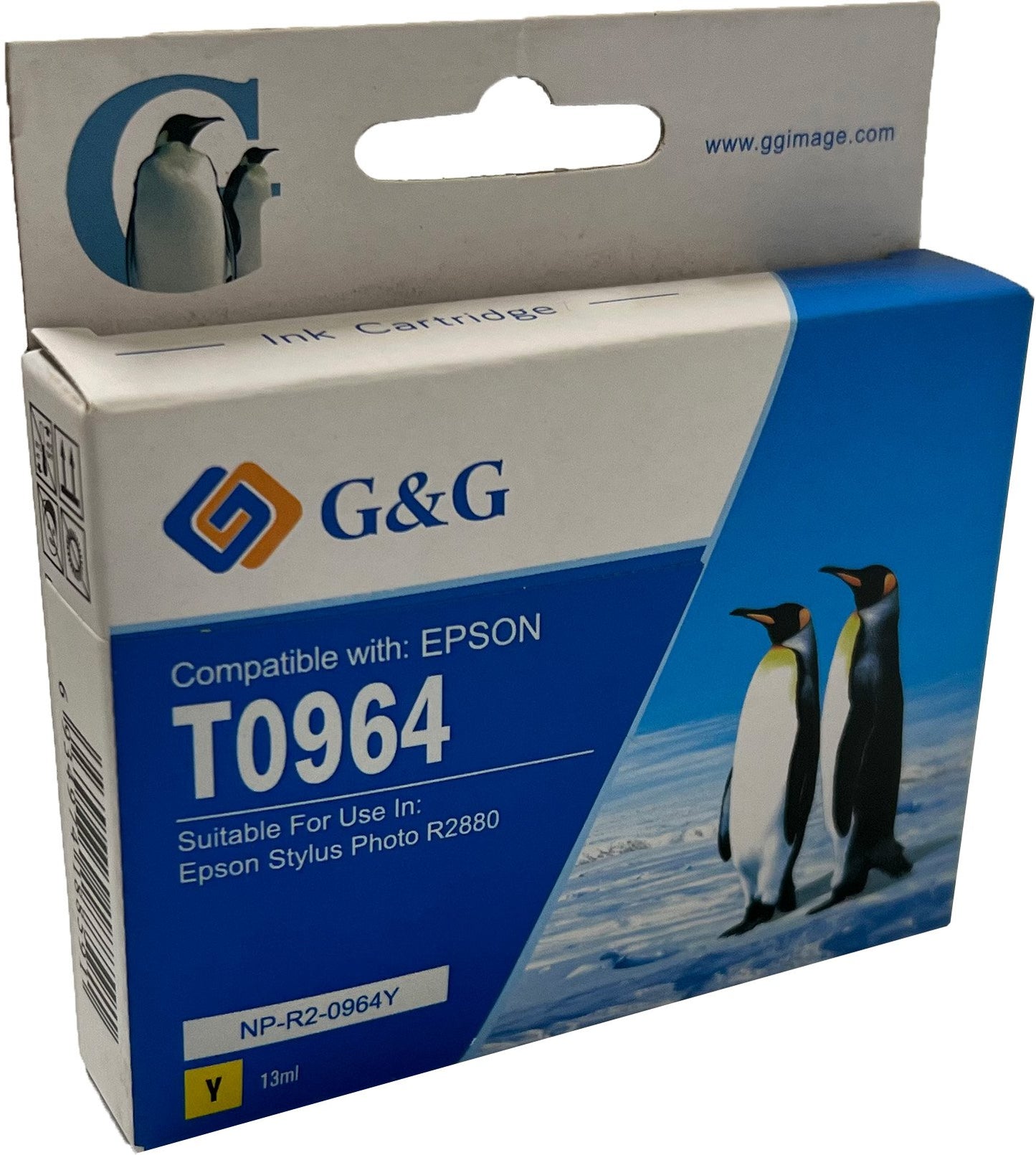 Compatible Epson G+G T0963 Magenta Ink Ctg C13T09634010