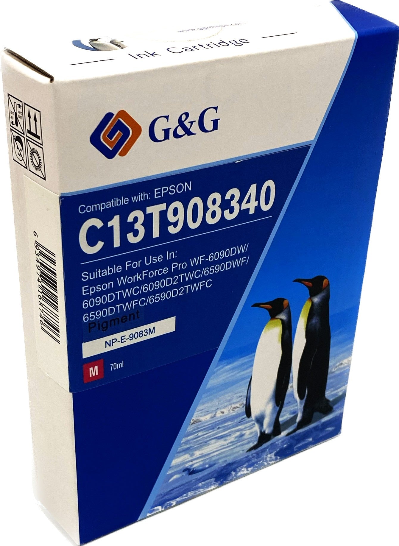 Compatible Epson T9083 Magenta Hi Cap C13T908340 Inkjet