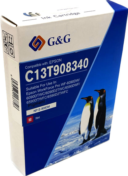 Compatible Epson T9083 Magenta Hi Cap C13T908340 Inkjet