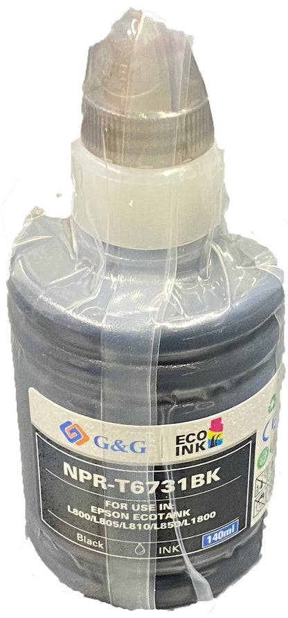 Compatible Epson C13T67314A Black Ink Bottle