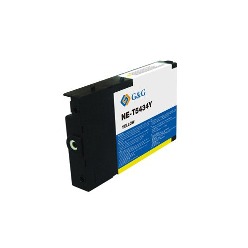 Compatible Epson G+G T543400 Yellow Pigment Ink Cartridge C13T543400