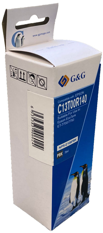 Compatible Epson  106 Ecotank Photo Black Ink Bottle C13T00R140