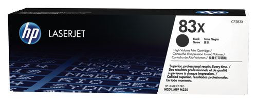 OEM HP CF283X Black 2200 Pages Original Toner 83X