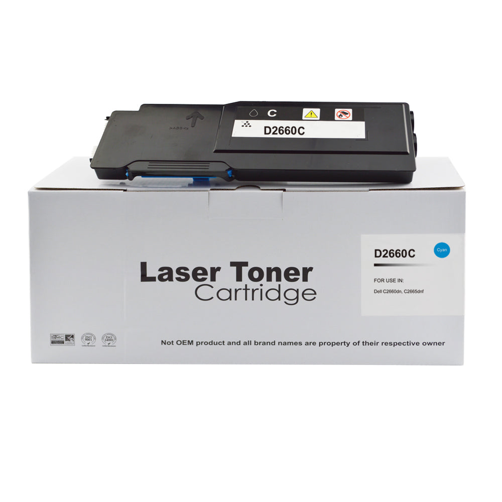 Compatible Dell C2660 Black Hi Cap Toner 593-BBBQ