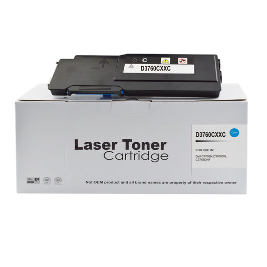 Compatible Dell C3760 Extra Hi Yield Black Toner DE-3760HBK 593-11119