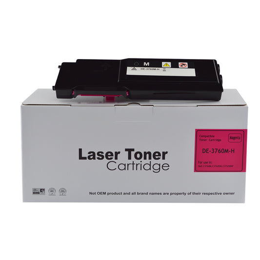 Compatible Dell C3760 Extra Hi Yield Cyan Toner DE-3760HC 593-11122