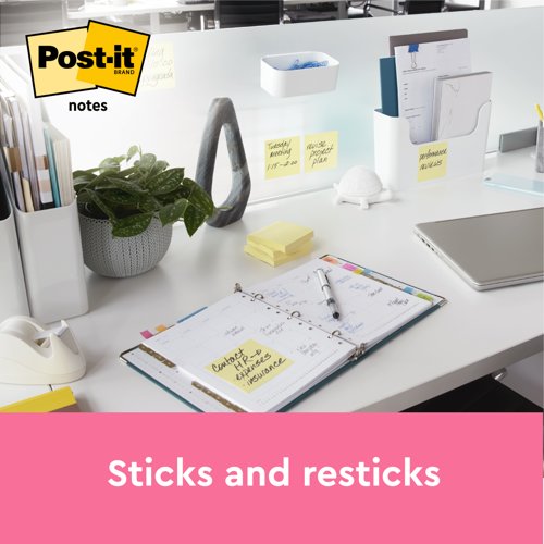 Post-it Notes, Canary Yellow, 76 mm x 76 mm, Promo Pack, 100 Sheets/Pad, 16 + 4, 12 + 12 FREE Pads/Pack, Cardboard Pack, 100% PEFC SGSCH-PEFC-COC-110078