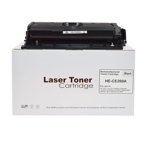 Remanufactured HP CE260A Black 648A Toner