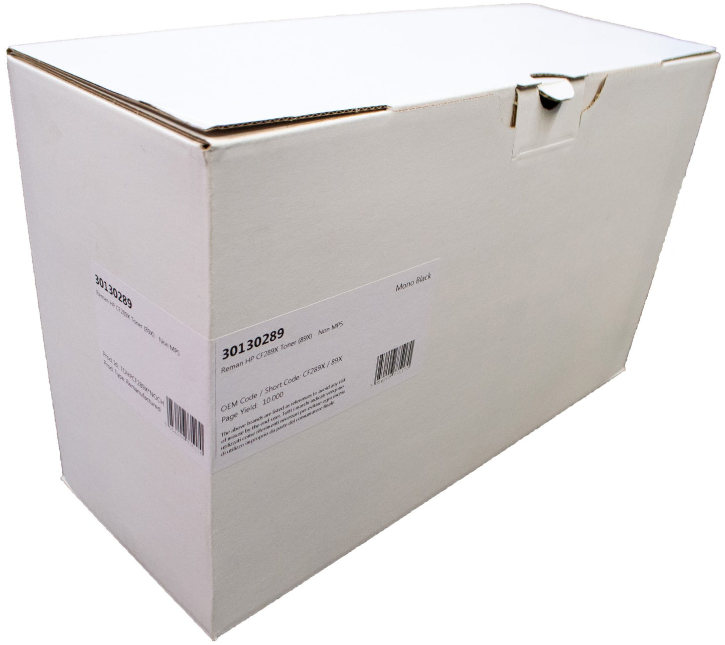 Remanufactured HP CF289X 89X Toner