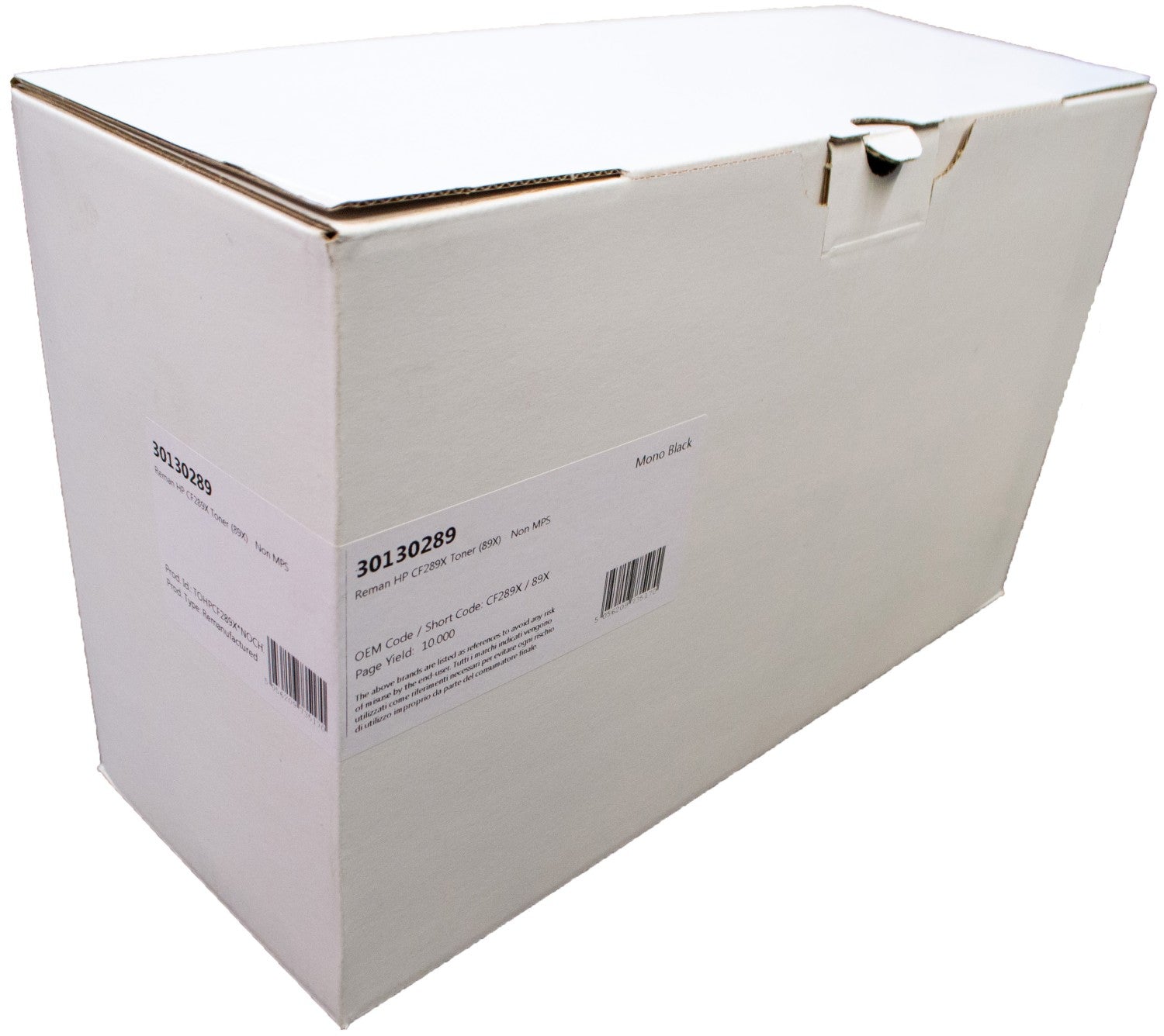 Remanufactured HP CF289X 89X Toner