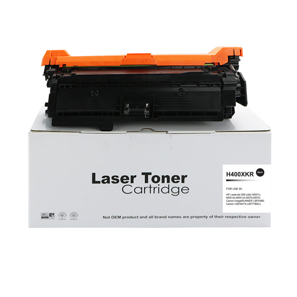Remanufactured HP Laserjet 500 Std Black CE400A Toner 507A also for Canon 732