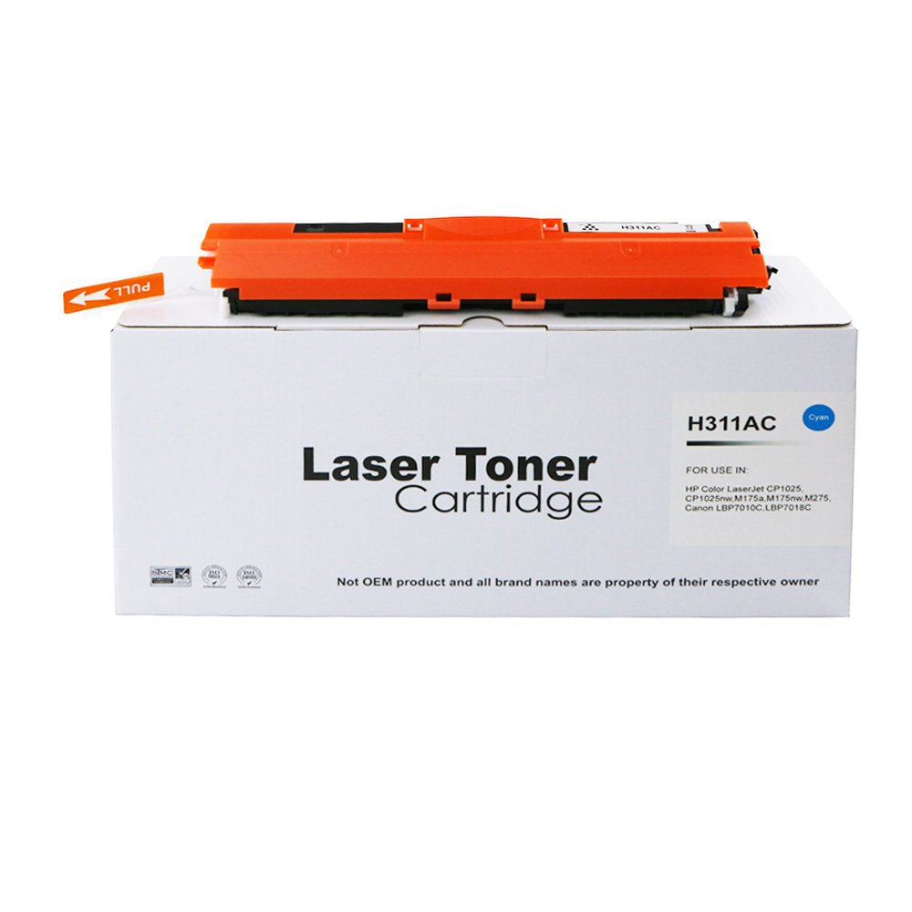 Compatible HP CE310A Black Toner Ctg also for 126A Canon 729 4370B002AA