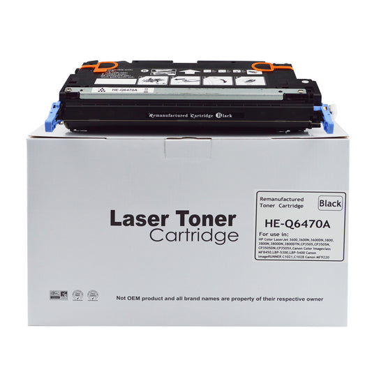 Remanufactured HP CP3525 CE250A Black Toner HP 504A also for Canon 723BK