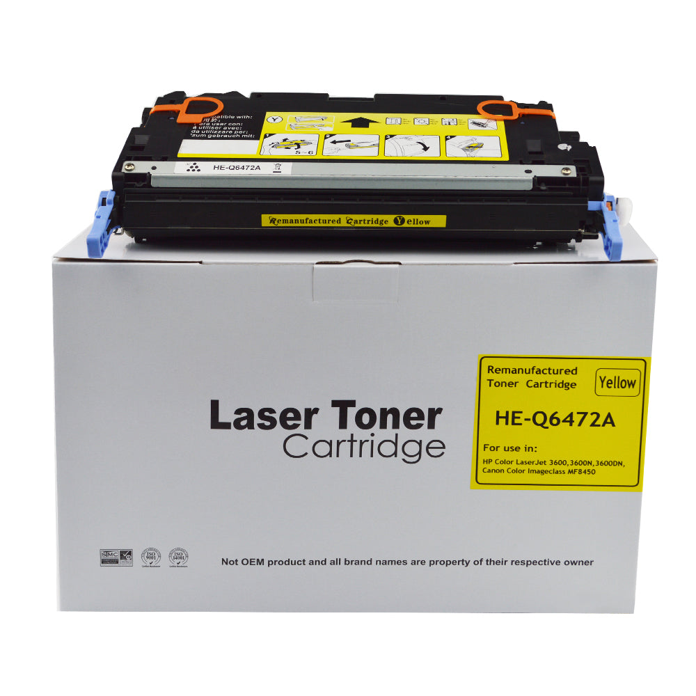 Remanufactured HP Laserjet 3600 Magenta Q6473A Toner also for Canon 711 EP711M 1658B002AA