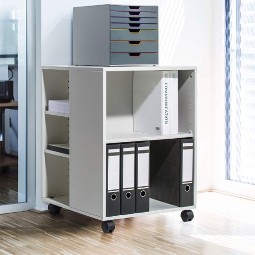 Durable Open Multi Trolley Grey