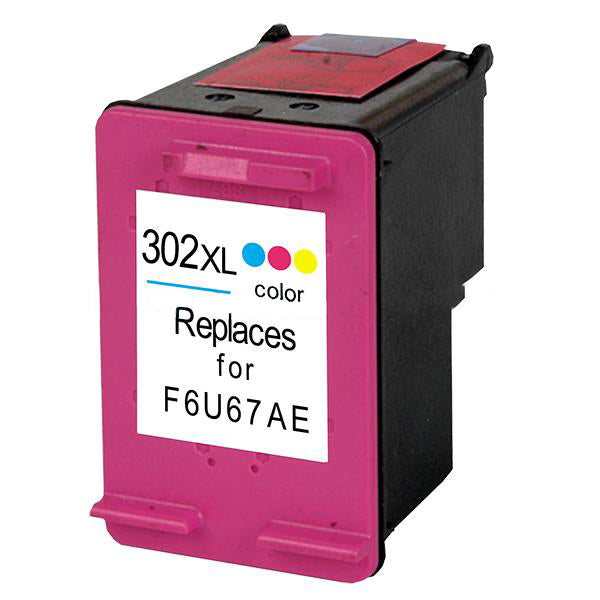 Remanufactured HP F6U68AE Hi Cap Black Ink Ctg HP 302XL