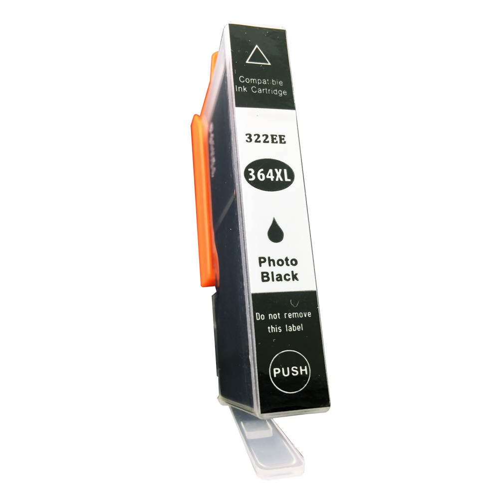 Compatible HP Photosmart D5460 Hi Yld Black Ink Ctg CB321 No 364XLBK also for CN684 [364XL BK(CN684EE)]