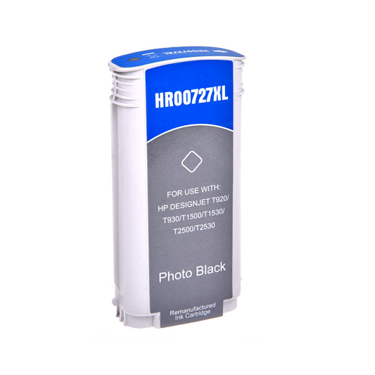 Remanufactured HP G+G 727MBK Matte Black Wide Format Ink Ctg B3P22A