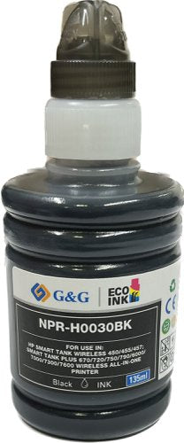 Compatible HP G+G 1VU29AE 30 Black Ink Bottle