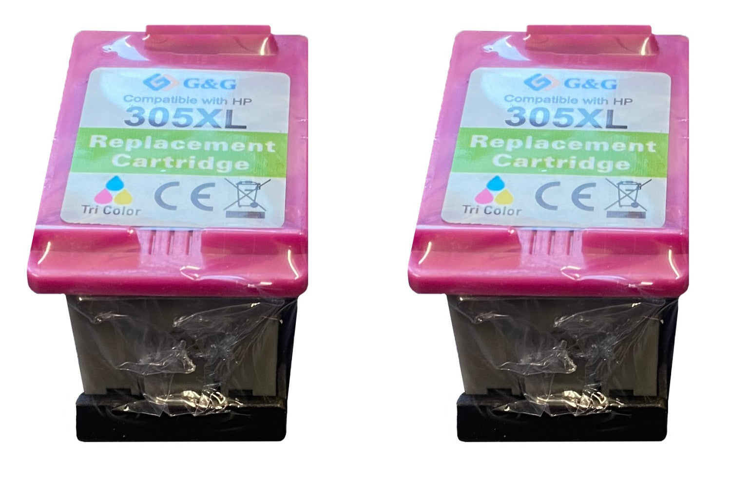 Remanufactured HP G+G 3YM63AE Hi Cap Eco Saver Tri Colour Ink Cartridge 305XL (1 Printhead + 3 Tanks) - Cannot use in "e" suffix printers WHILE STOCK LASTS