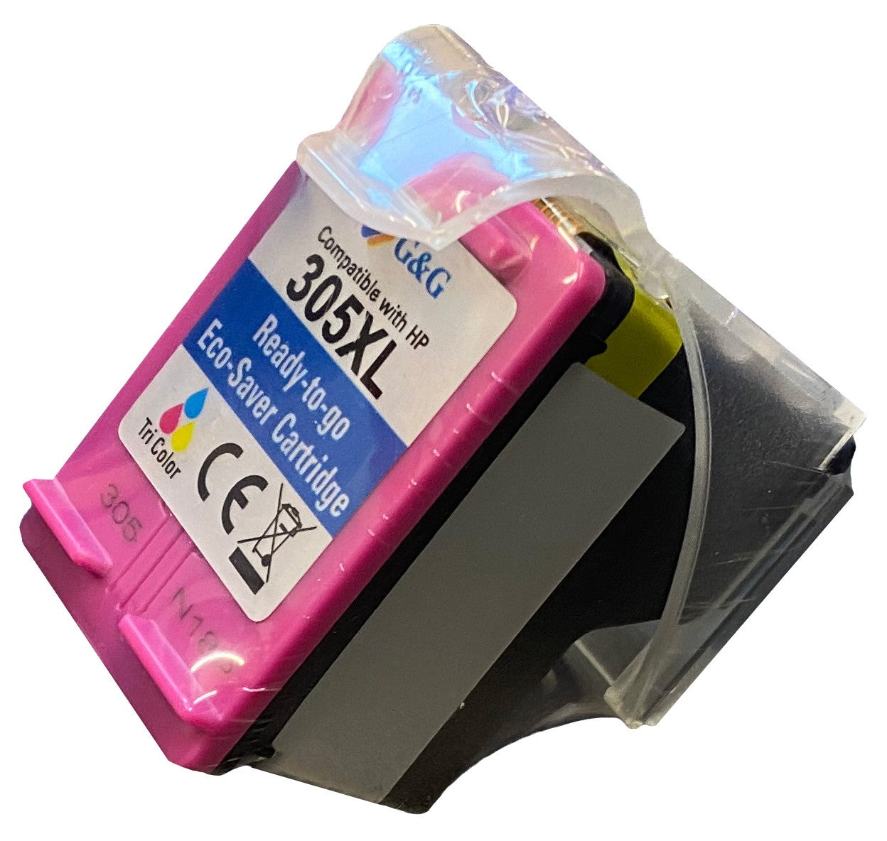 Remanufactured HP G+G 3YM63AE Hi Cap Eco Saver Tri Colour Ink Cartridge 305XL (1 Printhead + 3 Tanks) - Cannot use in "e" suffix printers WHILE STOCK LASTS