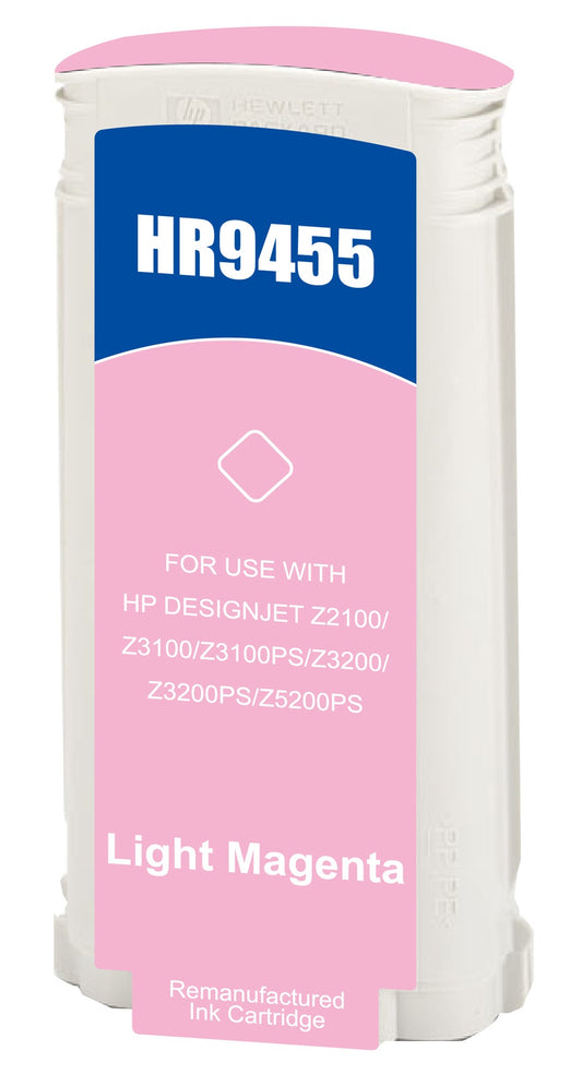 Remanufactured HP C9454A Yellow Wide Format Ink Ctg HP 70