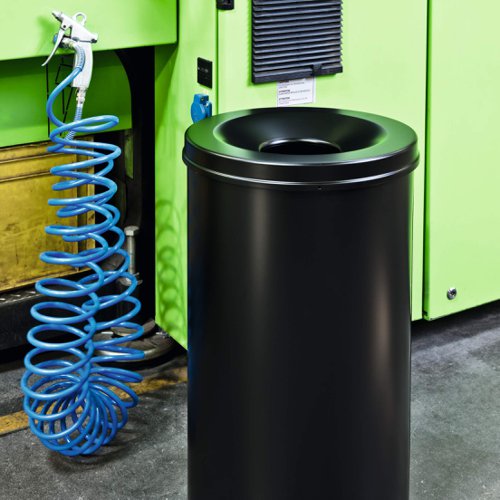 Durable SAFE Waste Bin 30L, 60L Black