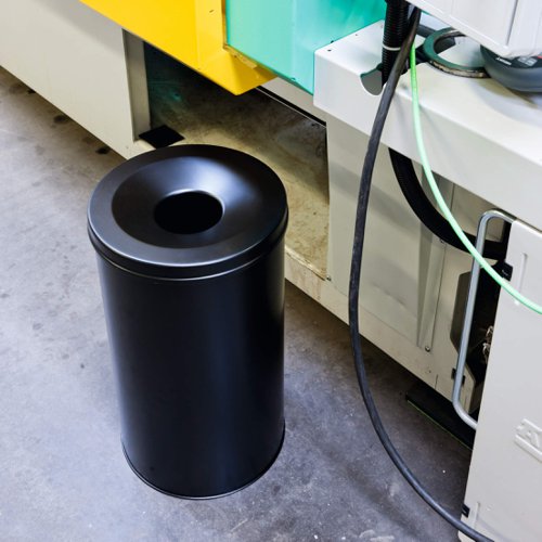 Durable SAFE Waste Bin 30L, 60L Black