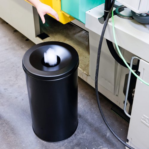 Durable SAFE Waste Bin 30L, 60L Black