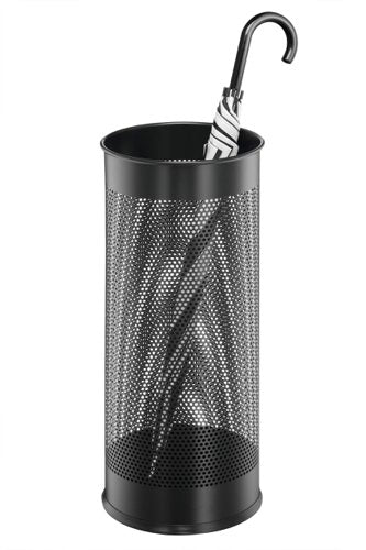 Durable Metal Umbrella Stand Black